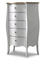 Комод вертикальный FL-7001 белый. Фото №1