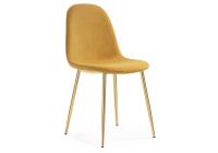 Стул Lilu 1 yellow / gold фото Стул Lilu 1 yellow / gold. Фото №1