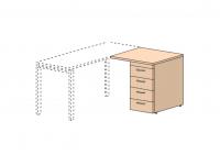 Тумба с ящиками ДСП Европа Лайт