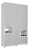 Шкаф комбинированный Polini kids Mirum 2330, белый фото Шкаф комбинированный Polini kids Mirum 2330, белый. Фото №1