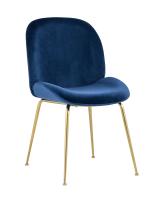 Стул Palma Gold, синий. Фото №1