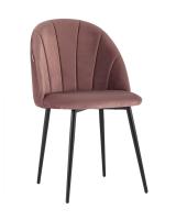 Стул Логан велюр пыльно-розовый. Фото №1