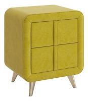 Тумба прикроватная Софи 2, (480х370х580) янтарь (велюр) фото Тумба прикроватная Софи 2, (480х370х580) янтарь (велюр). Фото №1