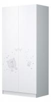 Шкаф платяной Polini kids French 1230 Teddy, белый