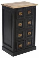 Тумба Secret de Maison BLACK LABEL (mod. WA-0034) дерево акация, манго, мдф, 56x40x89 см, черный/натуральный фото Тумба Secret de Maison BLACK LABEL (mod. WA-0034) дерево акация, манго, мдф, 56x40x89 см, черный/натуральный. Фото №1