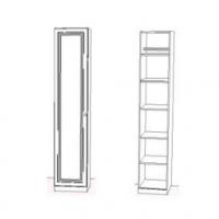 Пенал с полкамии дополнительной штангой АЙС