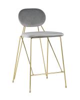 Стул Элис полубарный светло-серый фото Стул Элис полубарный светло-серый. Фото №1