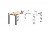 Стол приставной Европа Лайт фото Стол приставной Европа Лайт