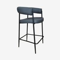 Стул полубарный  Манчестер темно-серый фото Стул полубарный  Манчестер темно-серый. Фото №1