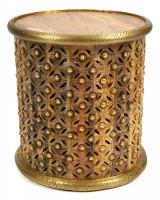 Столик Secret De Maison DRUM ( mod. ND-023) дерево манго, 43x46см, коричневый фото Столик Secret De Maison DRUM ( mod. ND-023) дерево манго, 43x46см, коричневый. Фото №1