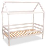 Кровать-домик Polini Kids Simple, белый фото Кровать-домик Polini Kids Simple, белый. Фото №1