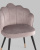 Стул Камилла велюр пепельно-розовый. Фото №9