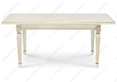Стол деревянный Шанталь слоновая кость / золото. Фото