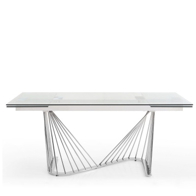 Стол DT9118GS (180-260) прозрачный фото Стол DT9118GS (180-260) прозрачный. Фото №3