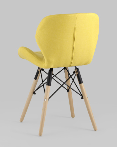 Стул Бон рогожка желтый. Фото №7