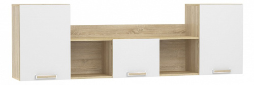 Фанк НМ 011.39-02 М Полка Белый, Дуб Сонома фото Фанк НМ 011.39-02 М Полка Белый, Дуб Сонома. Фото №1