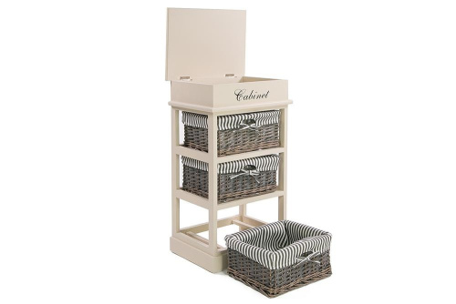 Тумба Ouverture 3 4336 с 3-я корзинами и ящиком. Фото №6