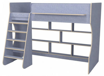 Кровать-чердак Р432-П Капризун 1, голубой. Фото