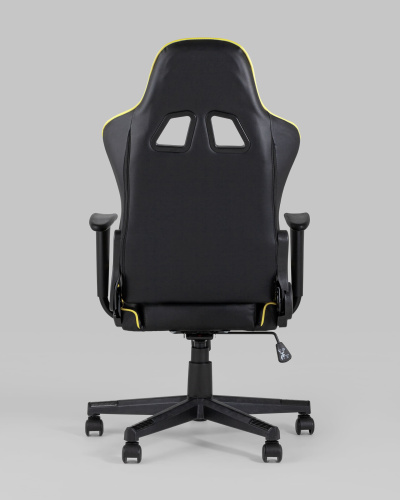 Кресло игровое TopChairs Impala желтое. Фото №6