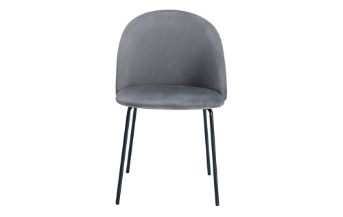 Стул С-962 серый бархат. Фото №2