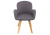 Стул деревянный Стул Asia wooden legs / grey fabric фото Стул деревянный Стул Asia wooden legs / grey fabric. Фото №3