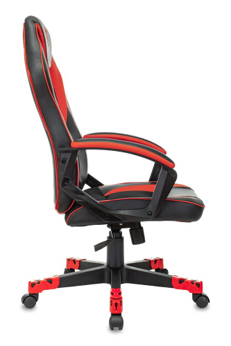 Кресло игровое Zombie GAME 16 черный/красный текстиль/эко.кожа крестовина пластик. Фото №5