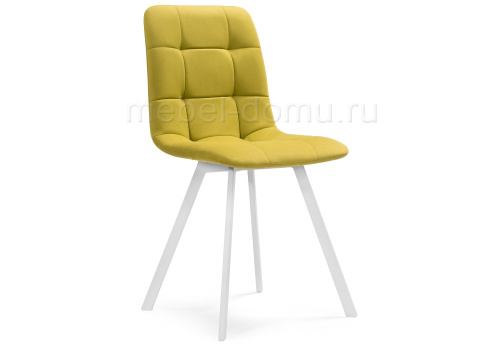 Стул Чилли горчичный / белый. Фото №1