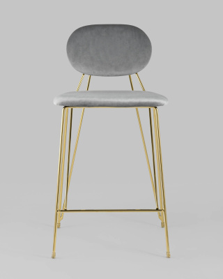 Стул Элис полубарный светло-серый фото Стул Элис полубарный светло-серый. Фото №4