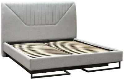 Кровать с ортопедическим основанием и ящиком 1.8 Loft Alberta Стоун. Фото