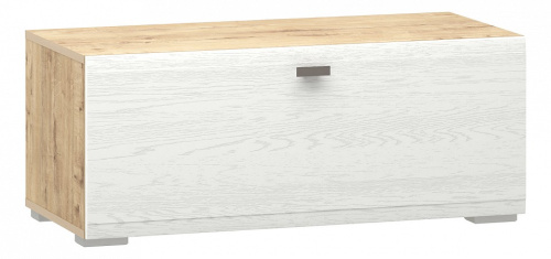 Тумба Snow wood НМ 011.86-01, Белое дерево, Дуб Бунратти. Фото №1