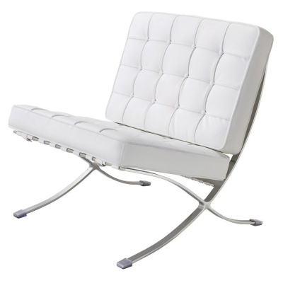 Кресло Barcelona белое. Фото №3