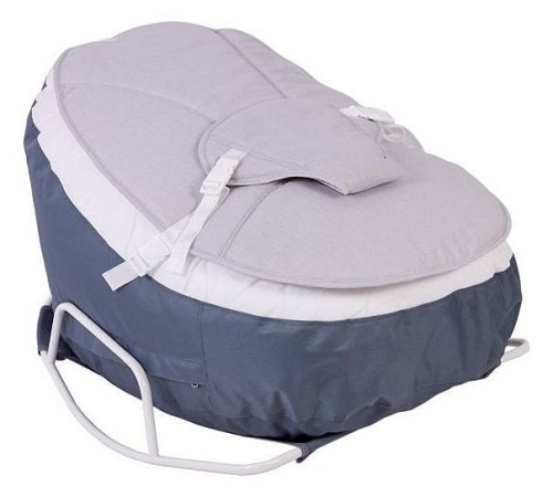 Шезлонг детский Polini kids, серый. Фото №1