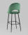 Стул барный Меган велюр зеленый фото Стул барный Меган велюр зеленый. Фото №7