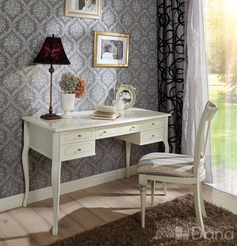 Стол письменный №355 creme. Фото №1