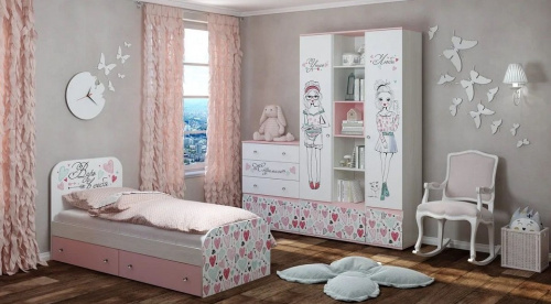 Шкаф комбинированный Малибу,белый. Фото №6