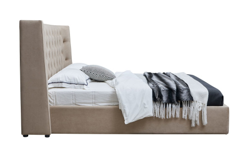 Кровать 1726 BEIGE бежевая. Фото №9