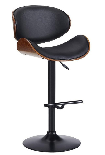 Стул барный JY1076 черный/черный. Фото №1