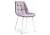 Стул Келми микровелюр светло-лиловый / белый глянец