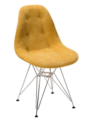 Стул Eames Жёлт/CR фото Стул Eames Жёлт/CR. Фото №2