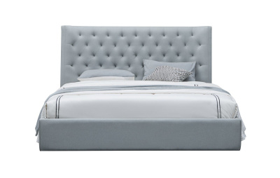 Кровать 1726 GREY серая. Фото