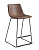 Полубарный стул CQ-8347B brown 2075