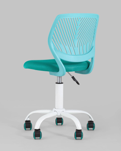 Кресло компьютерное детское Анна бирюзовый. Фото №7