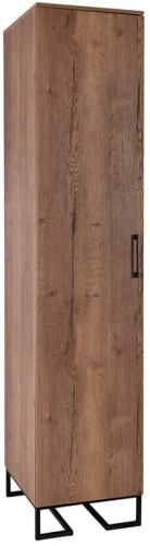 Шкаф одностворчатый Loft 45 см Дуб Табак. Фото №6