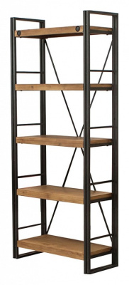 Стеллаж Secret De Maison CITY ( mod. CTY L04-80 ) металл/дерево акация, 80х35х190см, коричневый дым (smoke brown B034) фото Стеллаж Secret De Maison CITY ( mod. CTY L04-80 ) металл/дерево акация, 80х35х190см, коричневый дым (smoke brown B034). Фото №2