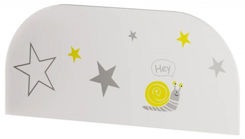 Ограничитель для кровати Трио,белый. Фото №1