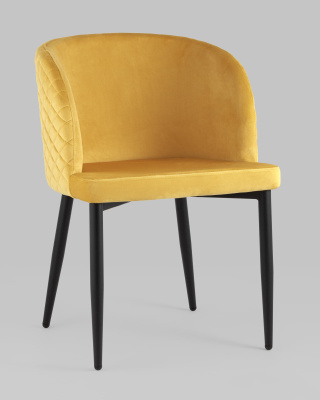 Стул Оскар велюр оранжевый фото Стул Оскар велюр оранжевый. Фото №3