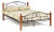 Кровать AT-808 Wood slat base дерево гевея/металл, 140*200 см (Double bed), красный дуб/черный фото Кровать AT-808 Wood slat base дерево гевея/металл, 140*200 см (Double bed), красный дуб/черный. Фото №1