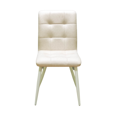 Стул Доби (Каркас (белый 9016 матовый) тк. коллекции Safari бежевый 011). Фото №2