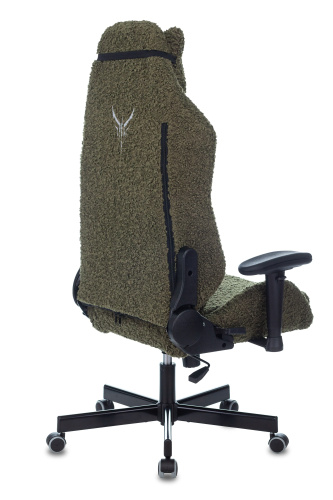 Кресло игровое Knight T1 хаки экомех с подголов. крестовина металл. Фото №6