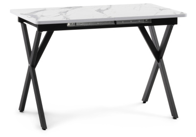 Стол деревянный Гурдун белый / черный. Фото №2